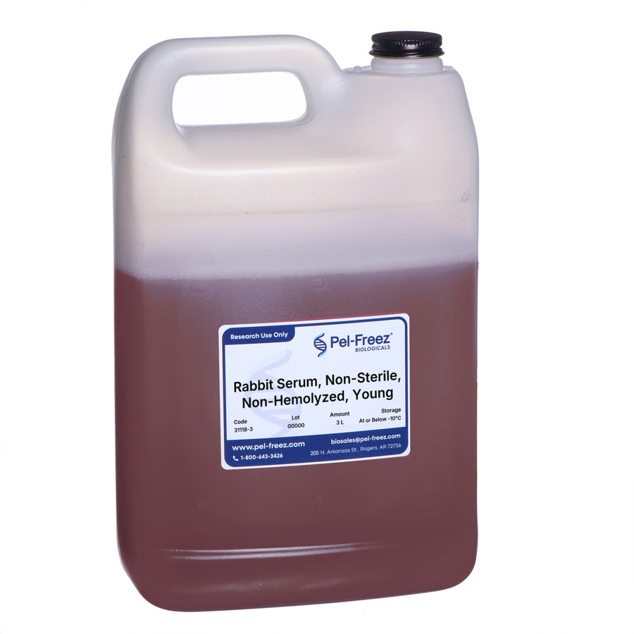Rabbit Serum, Non-Sterile, Non-Hemolyzed, Young