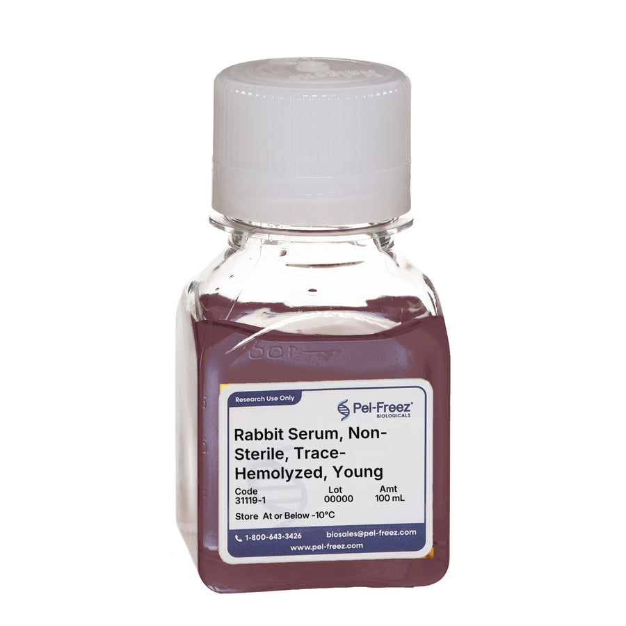 Rabbit Serum, Non-Sterile, Trace-Hemolyzed, Young