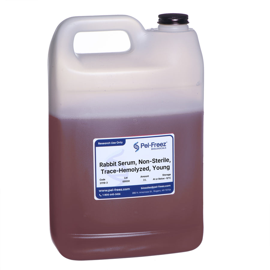 Rabbit Serum, Non-Sterile, Trace-Hemolyzed, Young