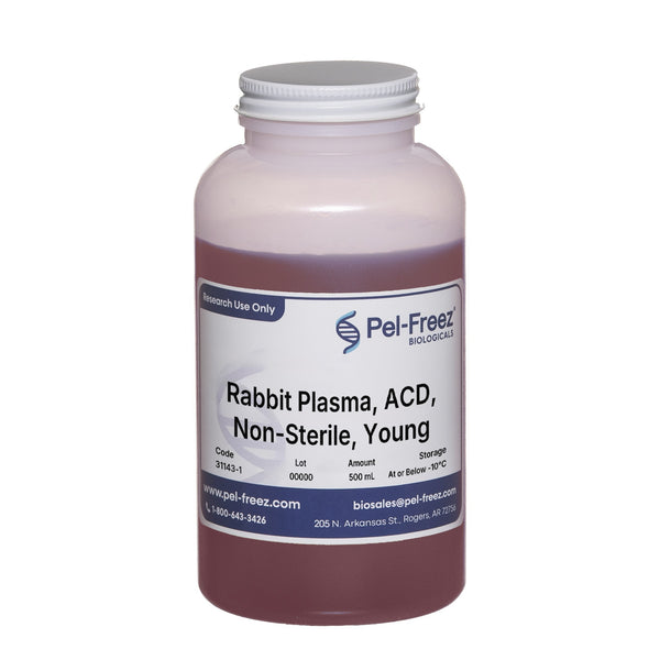 Rabbit Plasma, ACD, Non-Sterile, Young