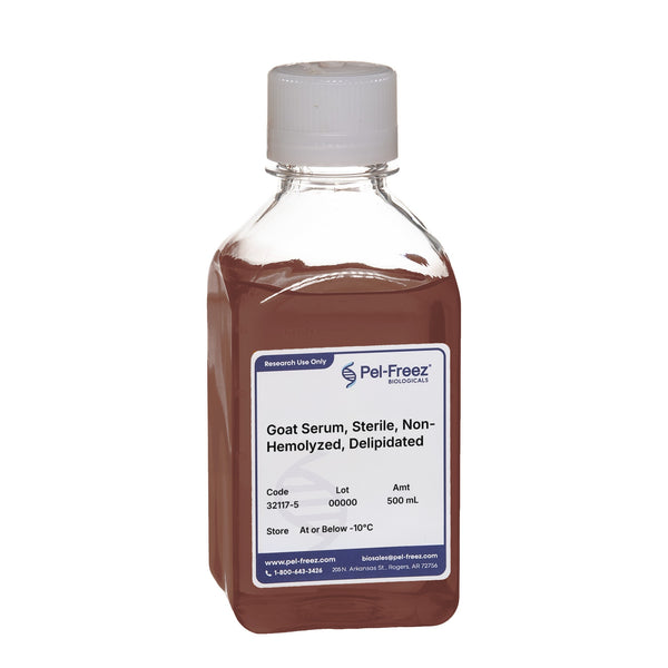 Goat Serum, Sterile, Non-Hemolyzed, Delipidated