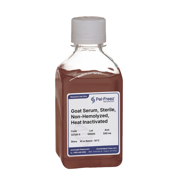 Goat Serum, Sterile, Non-Hemolyzed, Heat Inactivated