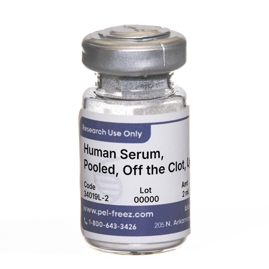 Human Serum, Pooled, Off the Clot, Lyophilized