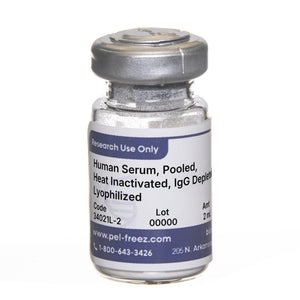 Human Serum, Pooled, Heat Inactivated, IgG Depleted, Lyophilized