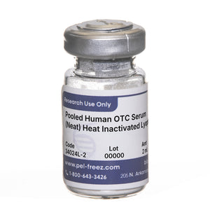 Human Serum, Pooled, Off the Clot, Heat Inactivated, Lyophilized