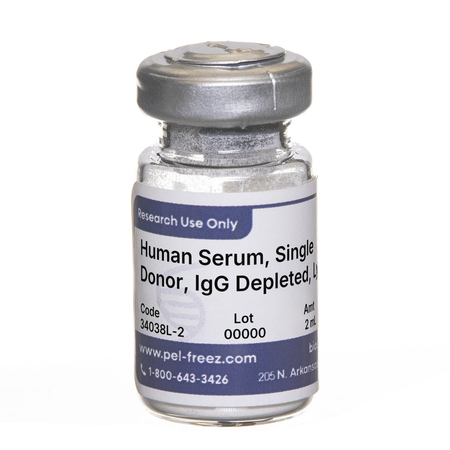 Human Serum, Single Donor, IgG Depleted, Lyophilized