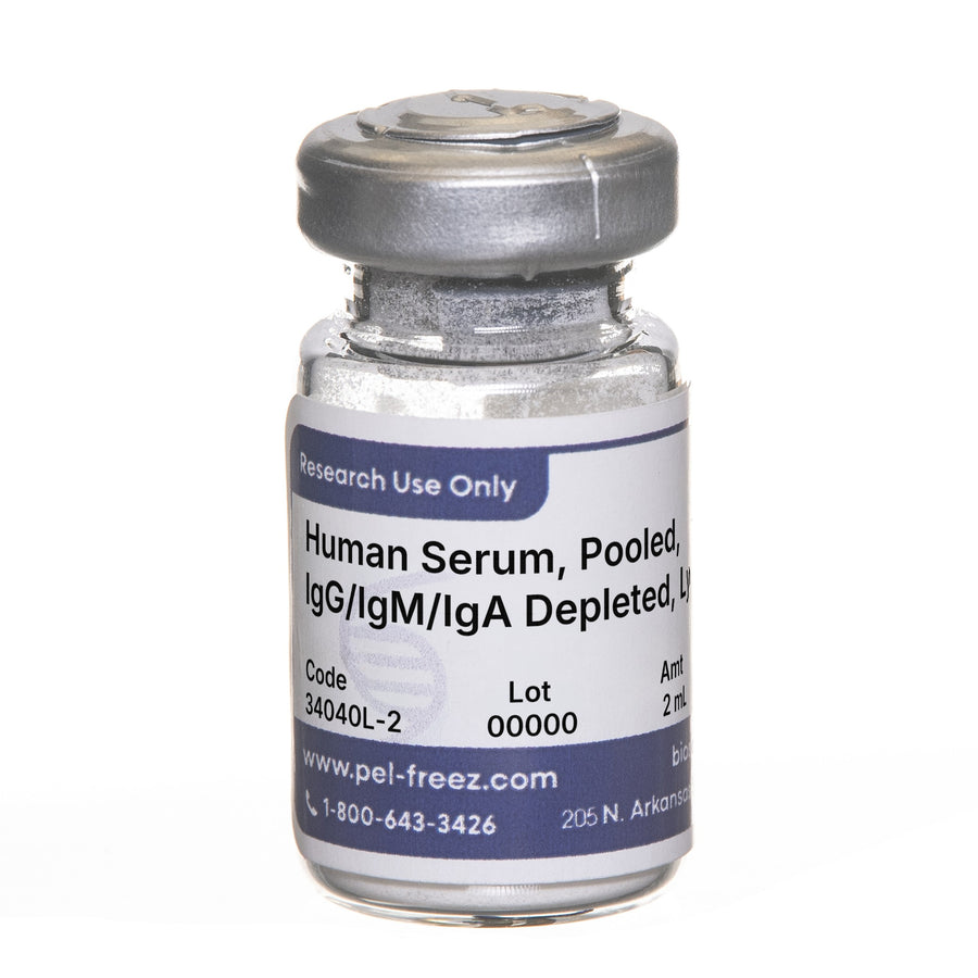 Human Serum, Pooled, IgG/IgM/IgA Depleted, Lyophilized