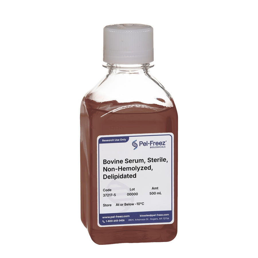 Bovine Serum, Sterile, Non-Hemolyzed, Delipidated