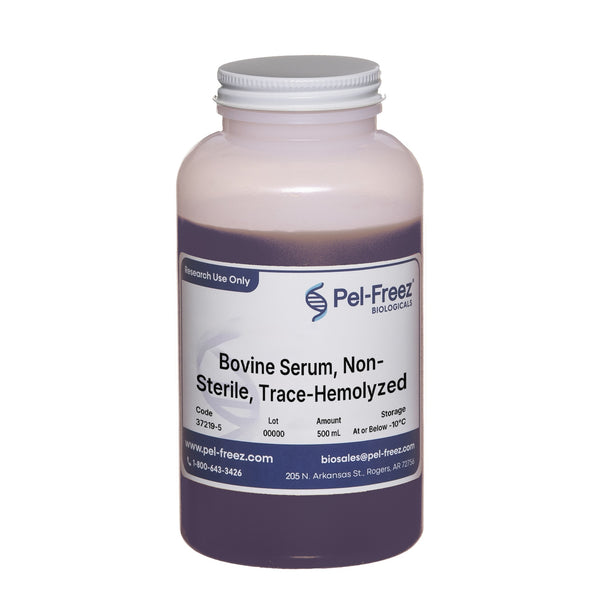 Bovine Serum, Non-Sterile, Trace-Hemolyzed