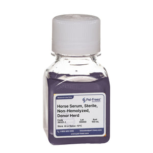 Horse Serum, Sterile, Non-Hemolyzed, Donor Herd