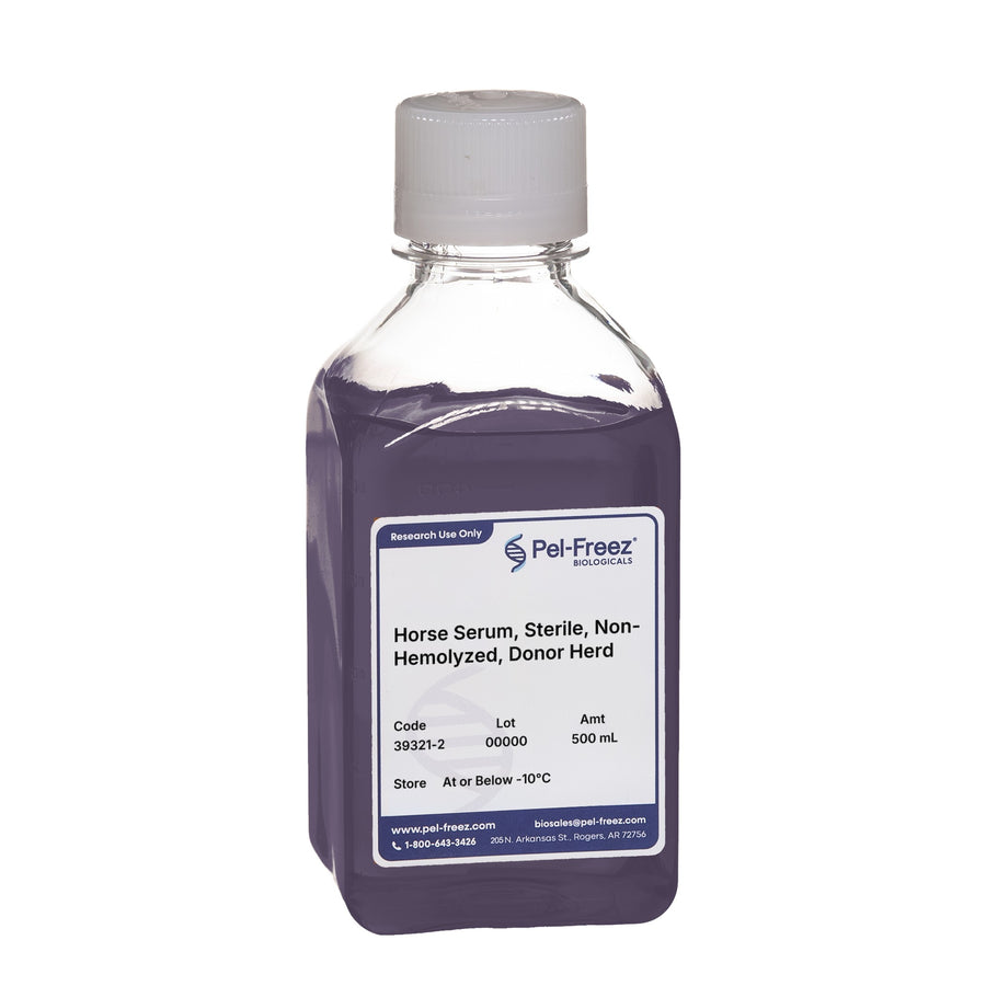 Horse Serum, Sterile, Non-Hemolyzed, Donor Herd