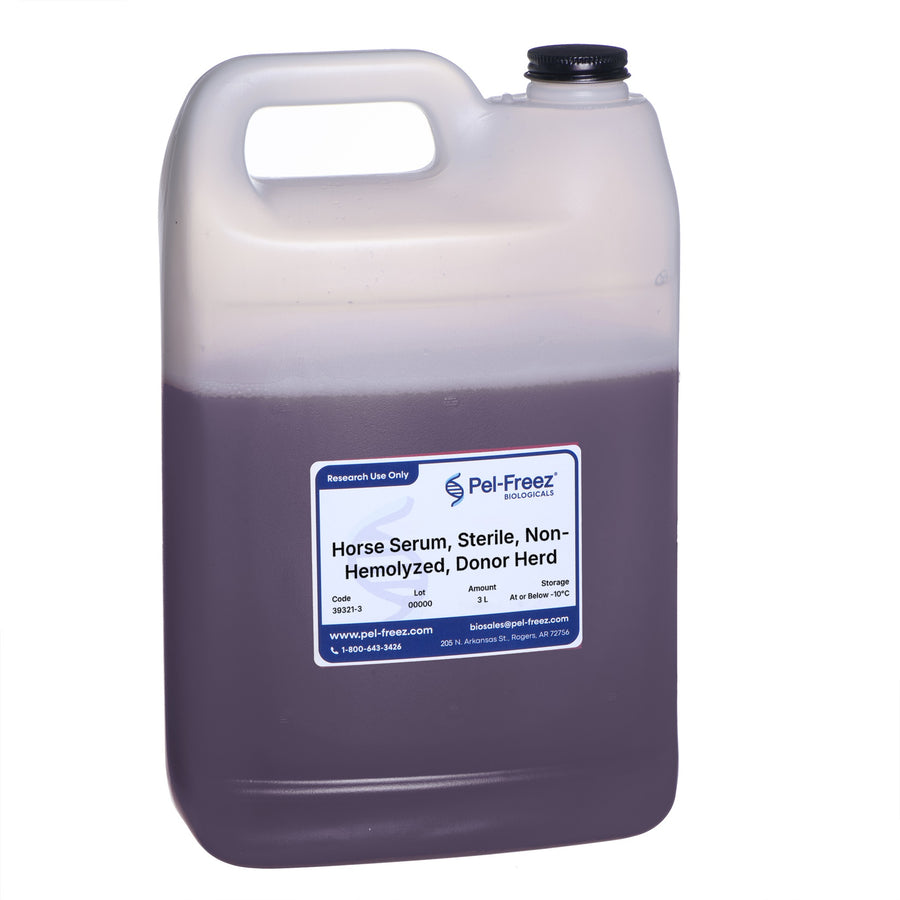Horse Serum, Sterile, Non-Hemolyzed, Donor Herd