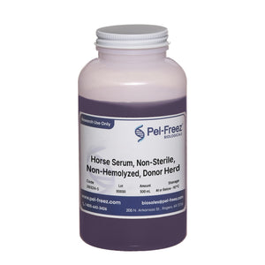 Horse Serum, Non-Sterile, Non-Hemolyzed, Donor Herd