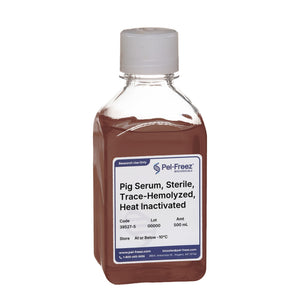 Pig Serum, Sterile, Trace-Hemolyzed, Heat Inactivated