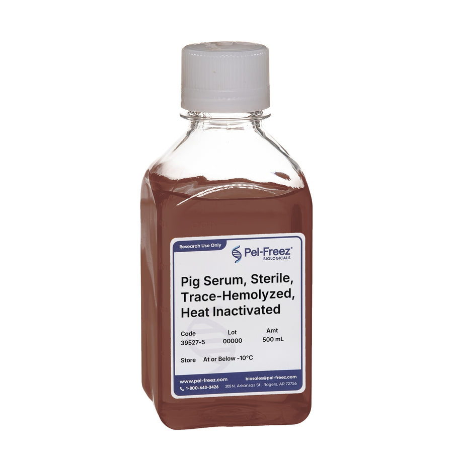 Pig Serum, Sterile, Trace-Hemolyzed, Heat Inactivated