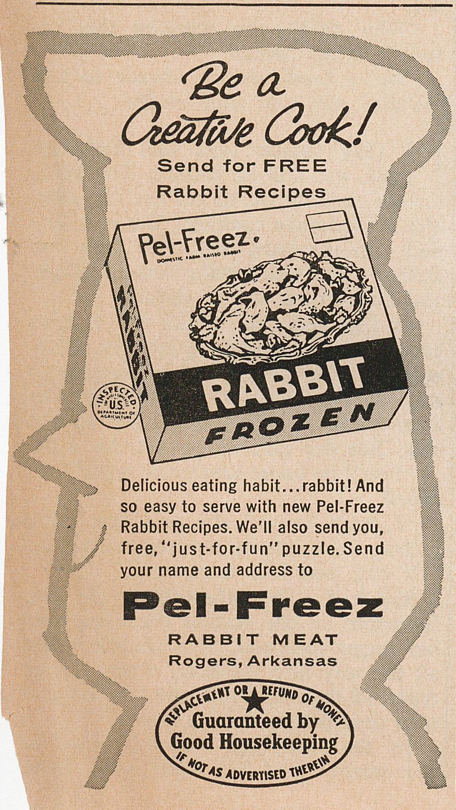“Be a Creative Cook!” Pel-Freez advertisement, Good Housekeeping