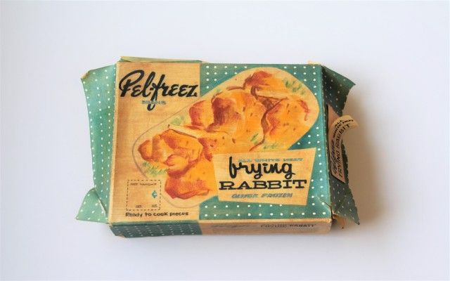 Pel-Freez Brand Frying Rabbit packaging