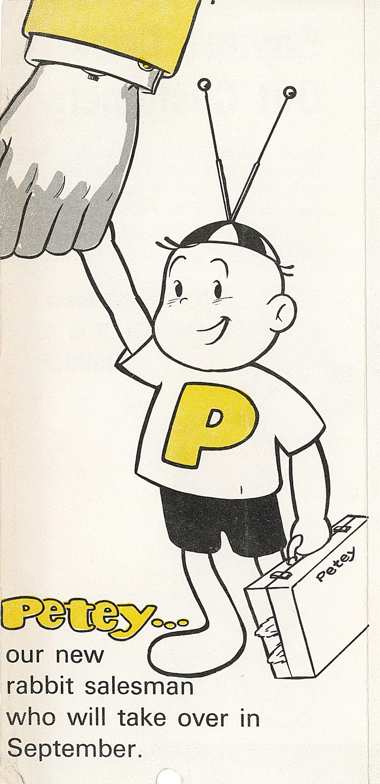 “Introducing Petey,” broker mailer, 1965