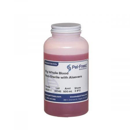 Pig Whole Blood Non-Sterile with Alsevers
