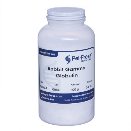Poly bottle of Rabbit gamma globulin fraction