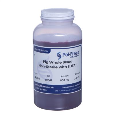 Pig Whole Blood Non-Sterile with EDTA