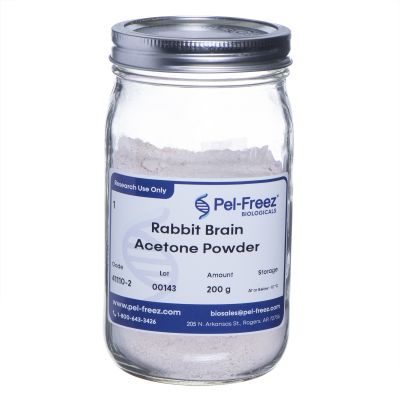 200g Glass jar of Rabbit Brain Acetone Powder